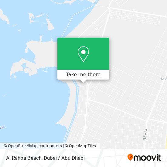 Al Rahba Beach map