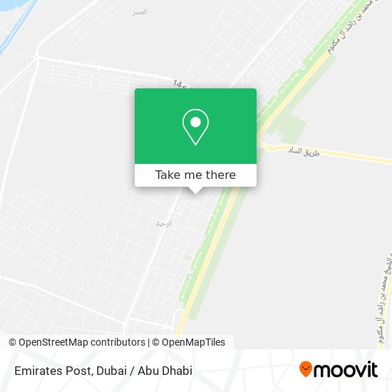 Emirates Post map