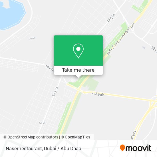 Naser restaurant map