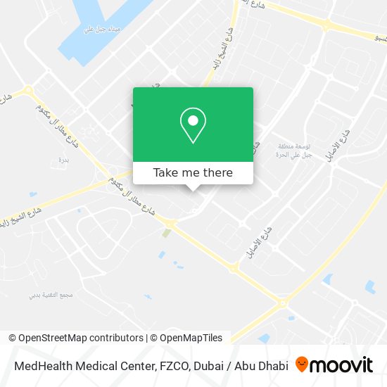 MedHealth Medical Center, FZCO map