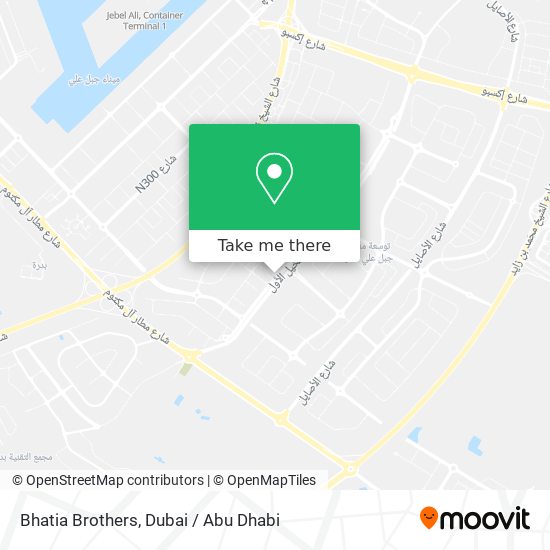 Bhatia Brothers map