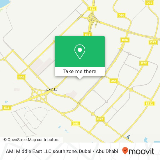AMI Middle East LLC south zone map