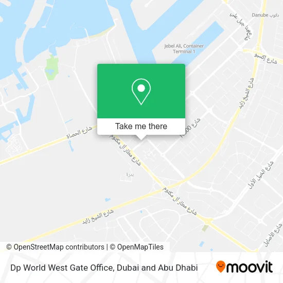 Dp World West Gate Office map