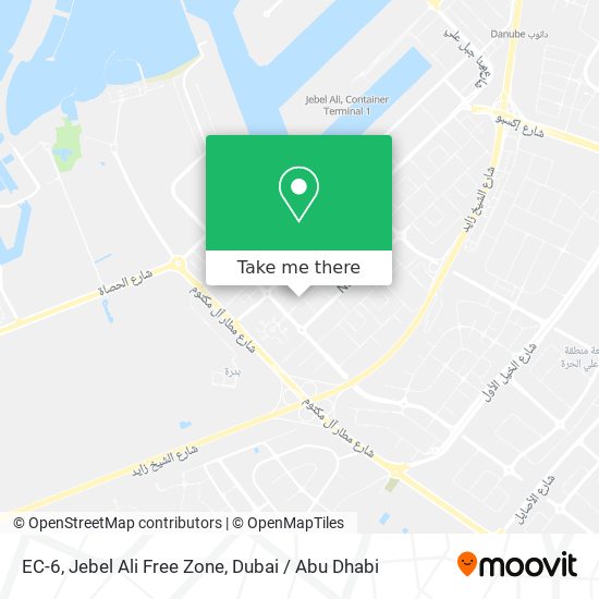 EC-6, Jebel Ali Free Zone map