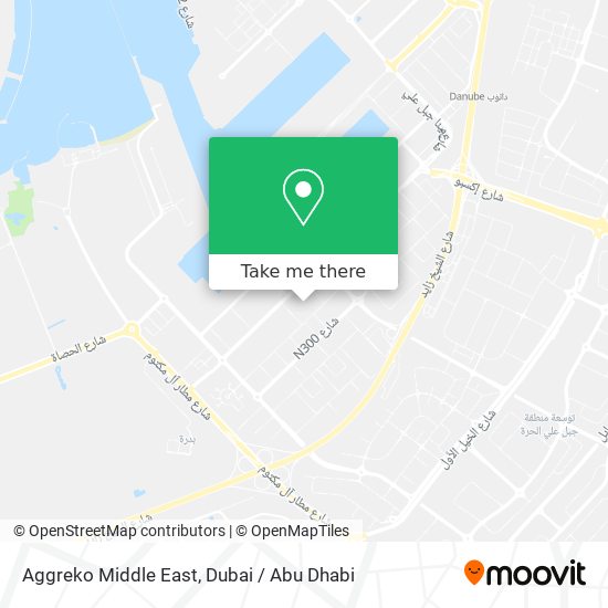 Aggreko Middle East map
