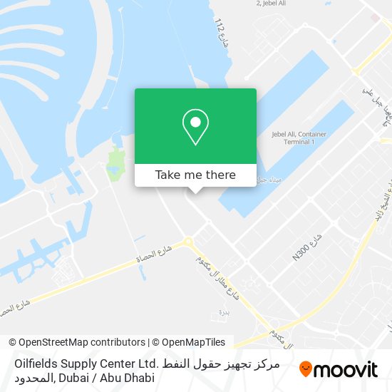 Oilfields Supply Center Ltd. مركز تجهيز حقول النفط المحدود map