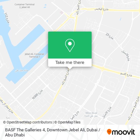 BASF The Galleries 4, Downtown Jebel Ali map