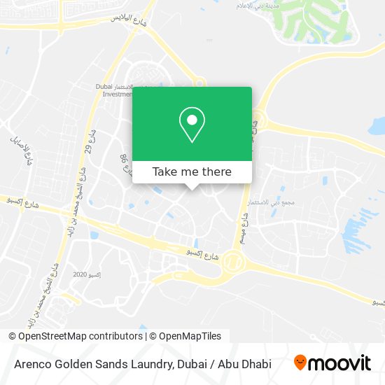 Arenco Golden Sands Laundry map