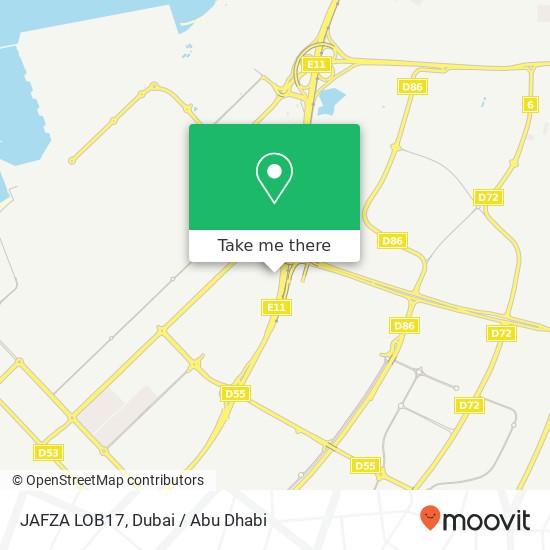 JAFZA LOB17 map