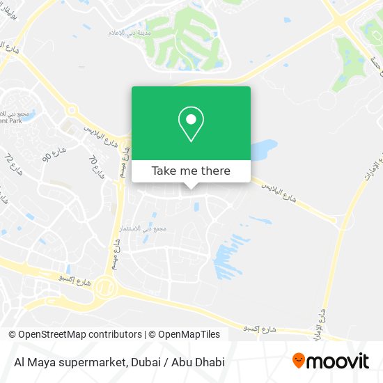 Al Maya supermarket map