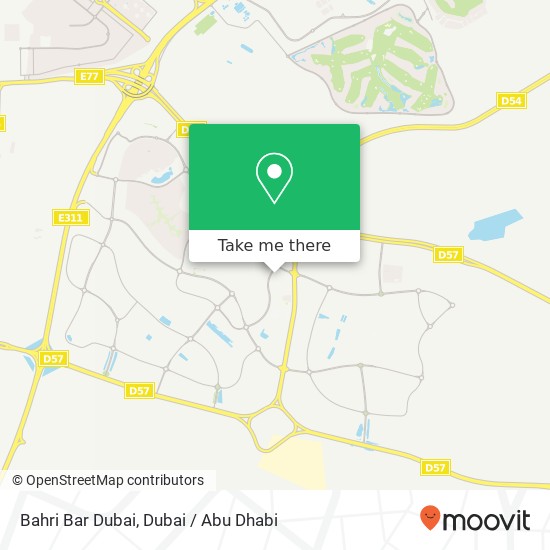 Bahri Bar Dubai map