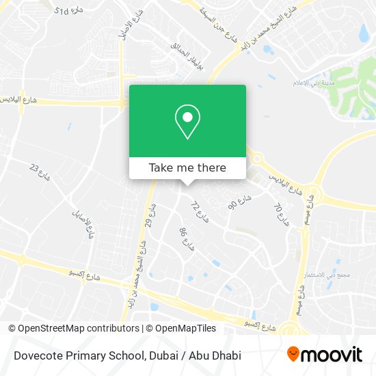 Dovecote Primary School map