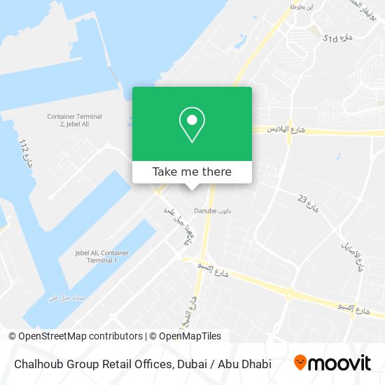 Chalhoub Group Retail Offices map