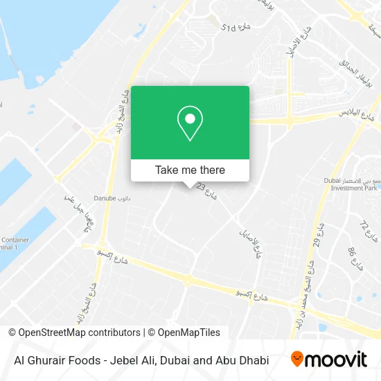 Al Ghurair Foods - Jebel Ali map
