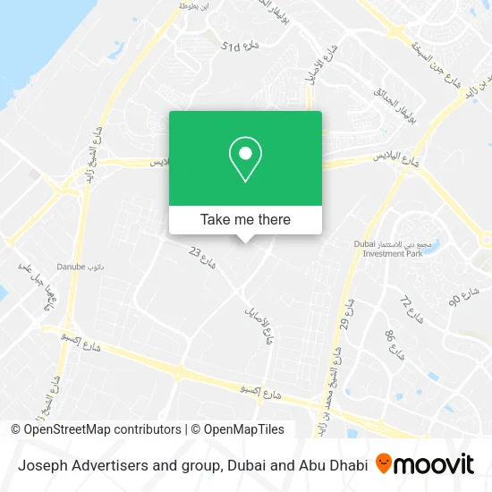 Joseph Advertisers and group map