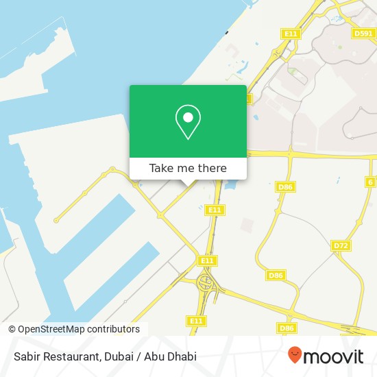Sabir Restaurant map