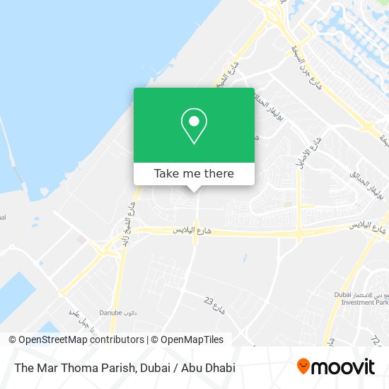 The Mar Thoma Parish map
