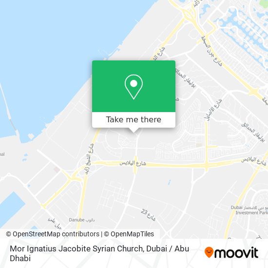 Mor Ignatius Jacobite Syrian Church map