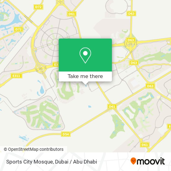 Sports City Mosque map