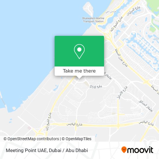 Meeting Point UAE map