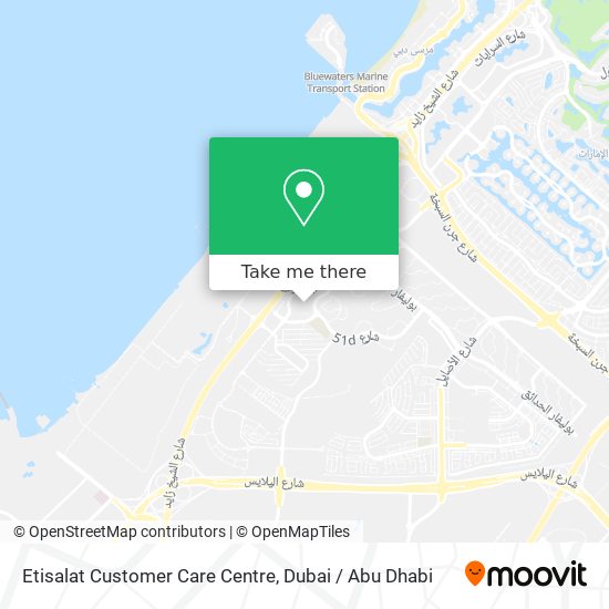 Etisalat Customer Care Centre map