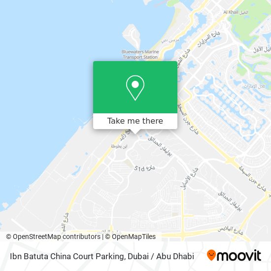 Ibn Batuta China Court Parking map