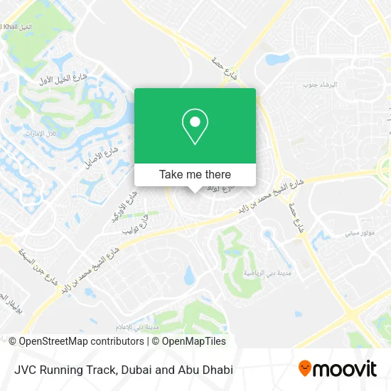 JVC Running Track map