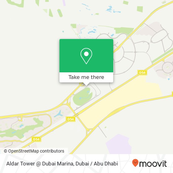 Aldar Tower @ Dubai Marina map