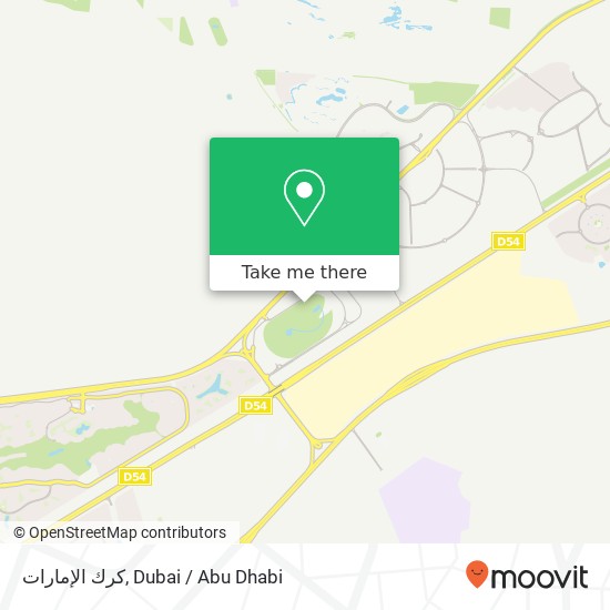 كرك الإمارات map