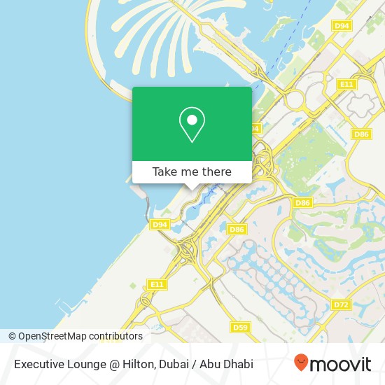Executive Lounge @ Hilton map