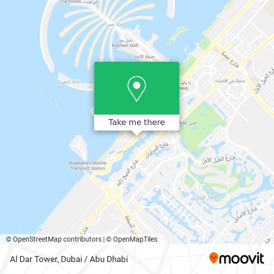 Al Dar Tower map