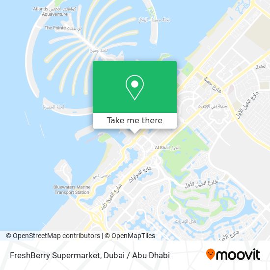 FreshBerry Supermarket map