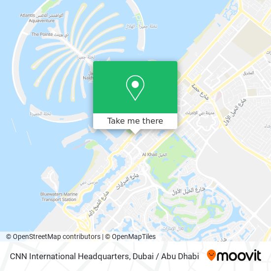 CNN International Headquarters map