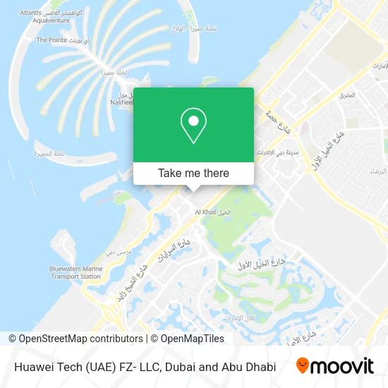 Huawei Tech (UAE) FZ- LLC map