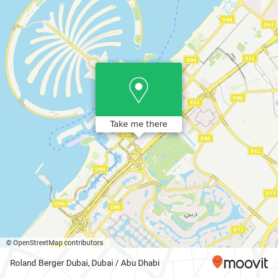 Roland Berger Dubai map