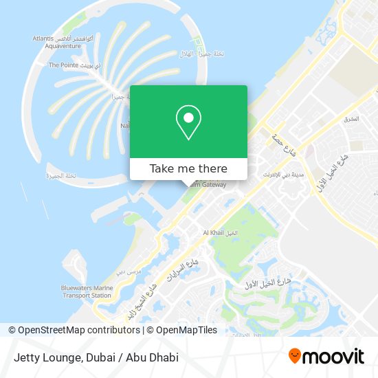 Jetty Lounge map