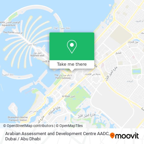 Arabian Assessment and Development Centre AADC map