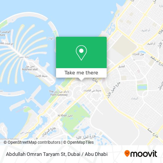 Abdullah Omran Taryam St map