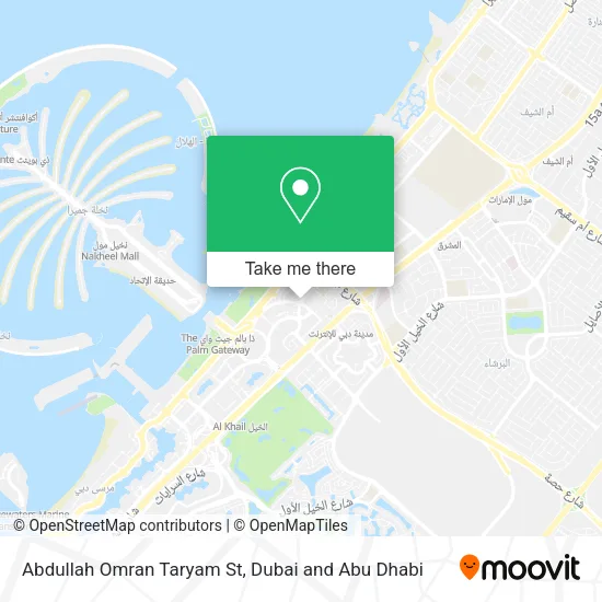Abdullah Omran Taryam St map