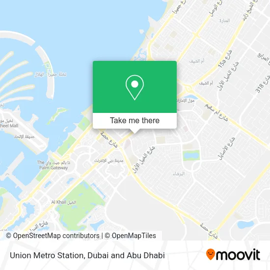 Union Metro Station map
