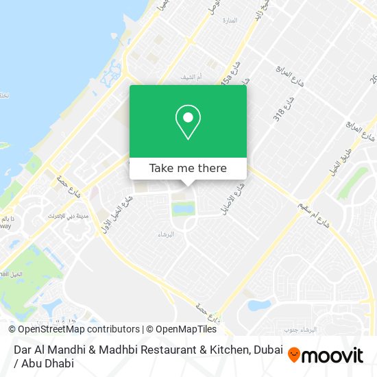 Dar Al Mandhi & Madhbi Restaurant & Kitchen map