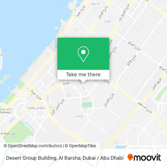 Desert Group Building, Al Barsha map