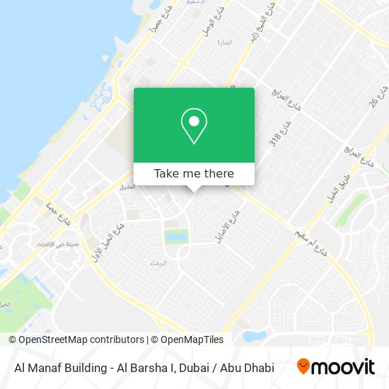 Al Manaf Building - Al Barsha I map