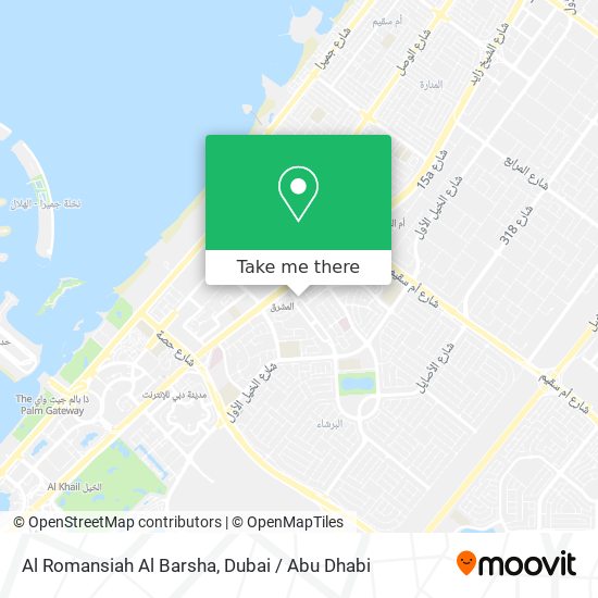 Al Romansiah Al Barsha map