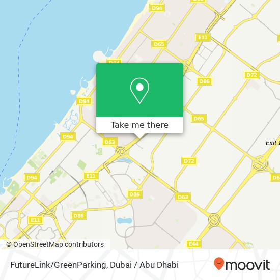 FutureLink/GreenParking map