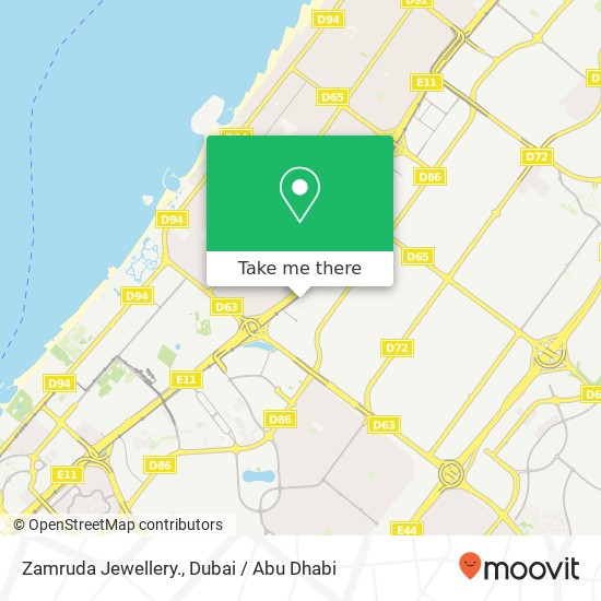 Zamruda Jewellery. map