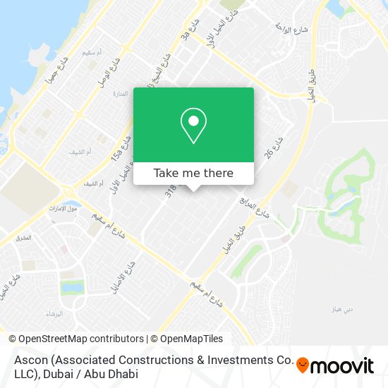 Ascon (Associated Constructions & Investments Co. LLC) map