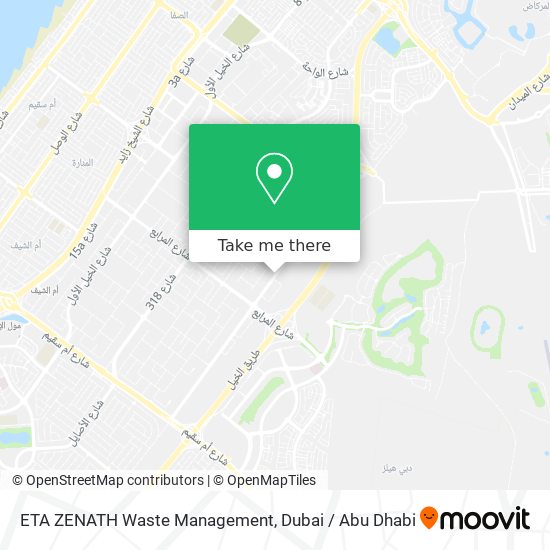 ETA ZENATH  Waste Management map