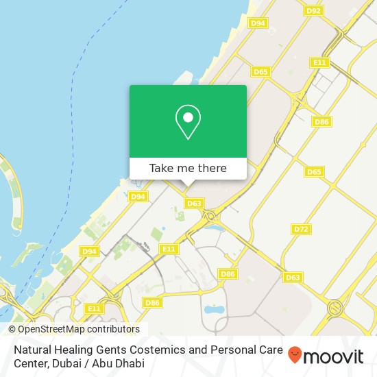 Natural Healing Gents Costemics and Personal Care Center map