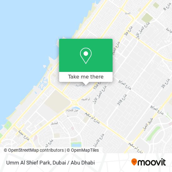 Umm Al Shief Park map